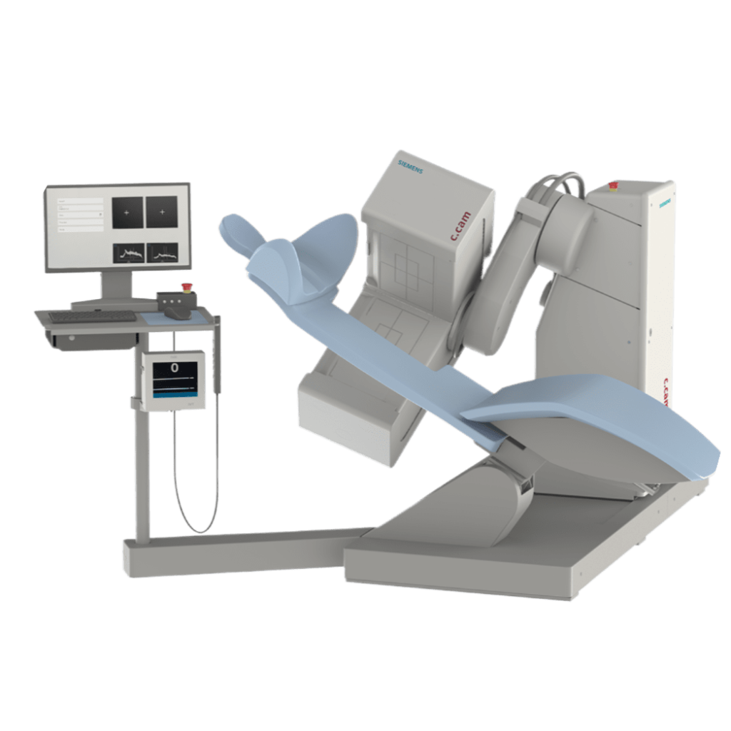 Nuclear cardiology gamma camera system with imaging workstation